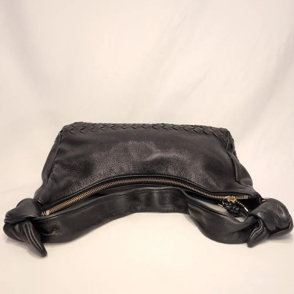 Elliott Lucca Black Leather Shoulder Bag - Picture 6 of 10